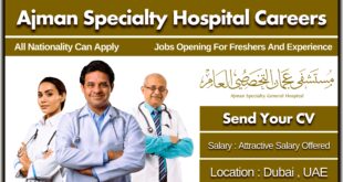 Ajman Specialty Hospital Careers