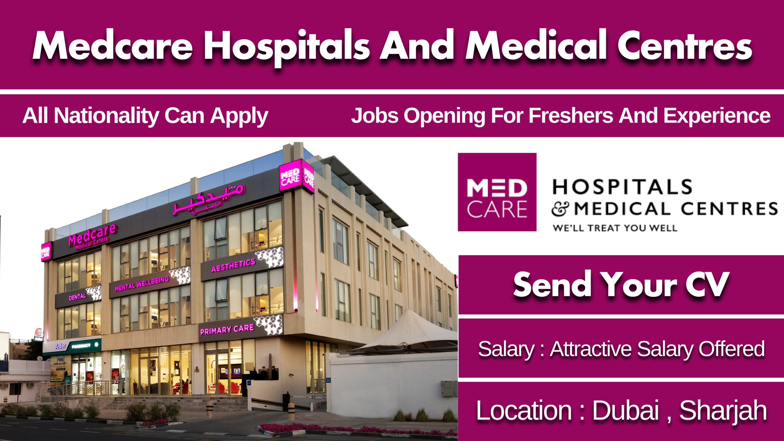 Medcare Hospitals And Medical Centres Careers 