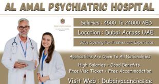 Al Amal Psychiatric Hospital Careers