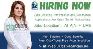 Emirates International Hospital Jobs