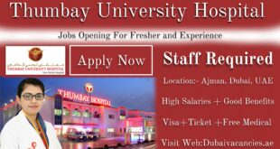 Thumbay University Hospital Careers