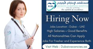 Emirates European Hospital Jobs