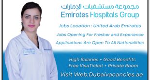 Emirates Hospitals Group Jobs