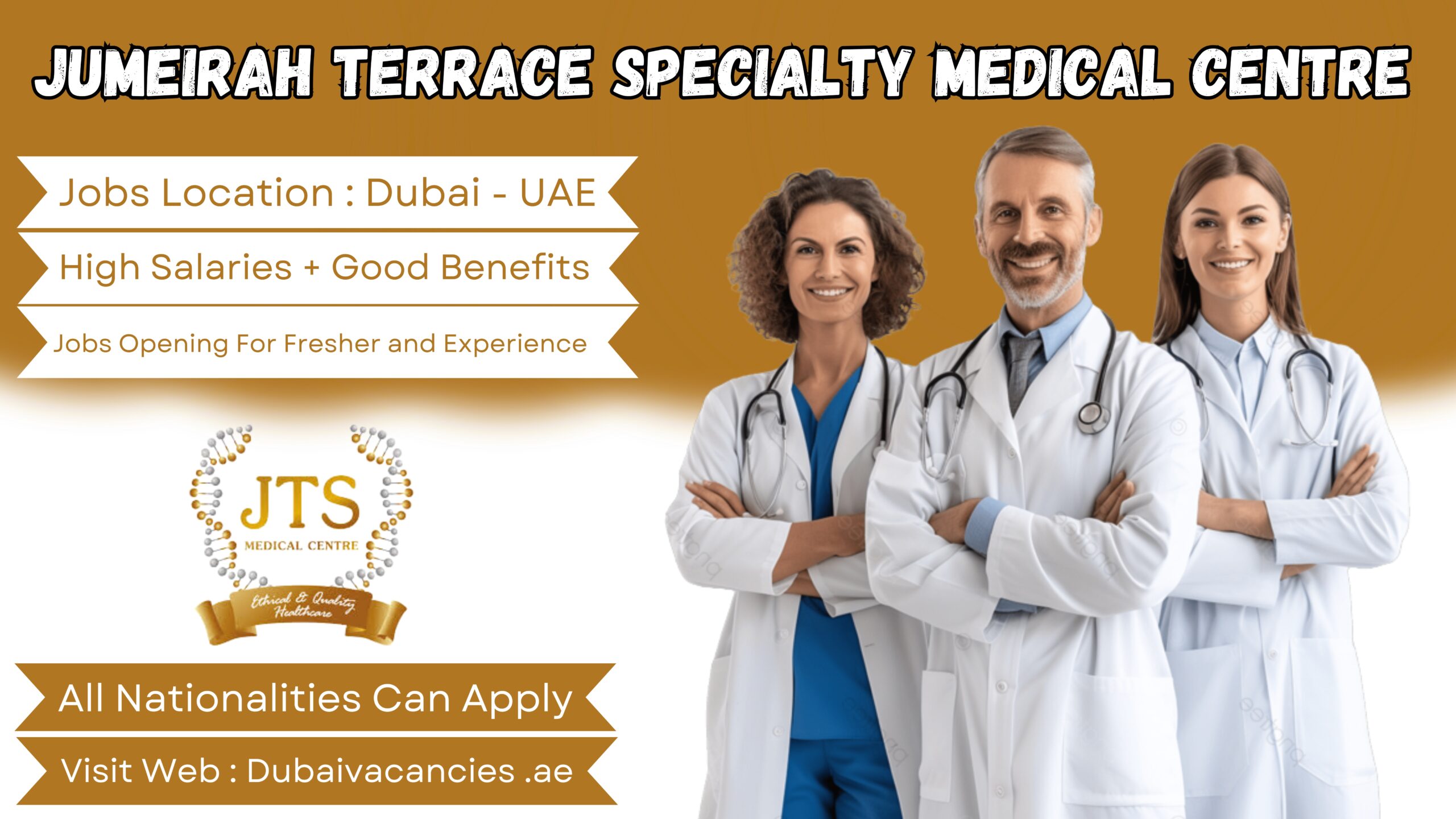 Jumeirah Terrace Specialty Medical Centre Jobs