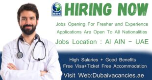 Emirates International Hospital Jobs