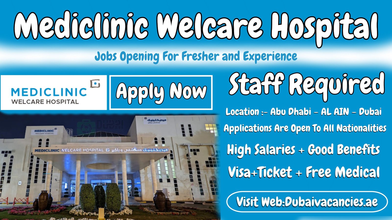 Mediclinic Welcare Hospital Jobs