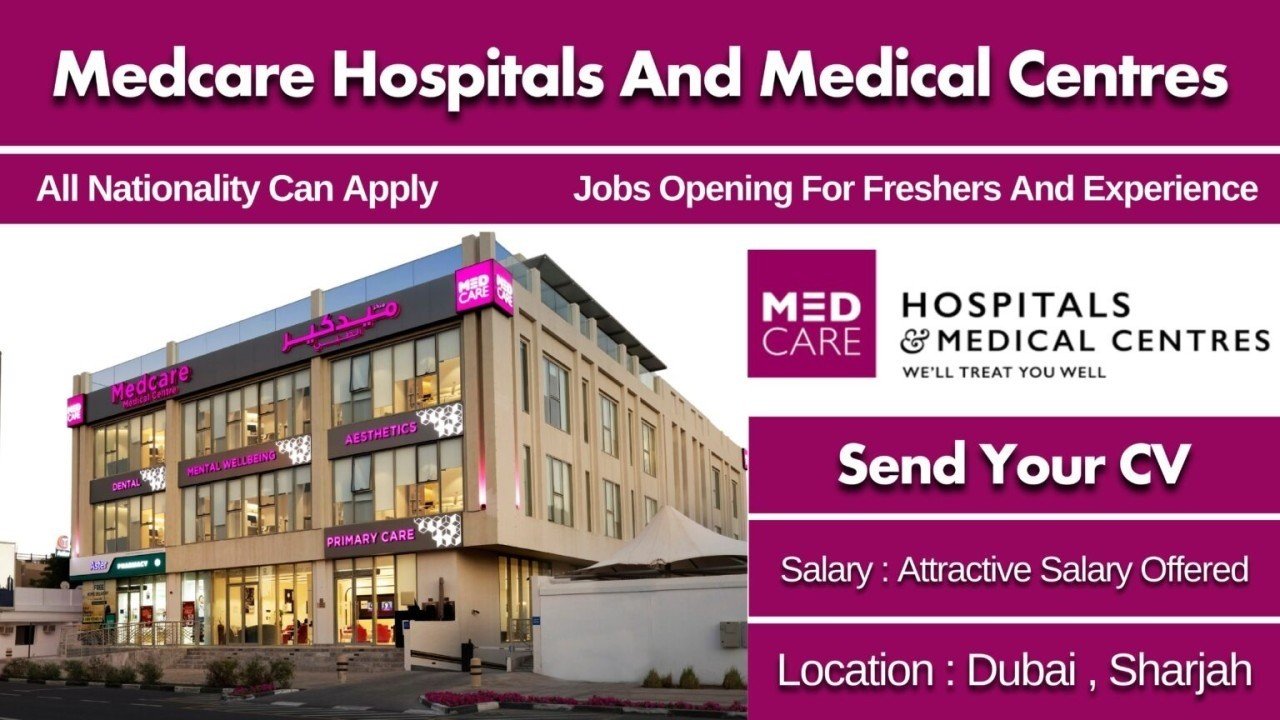 Medcare Hospitals And Medical Centres Careers