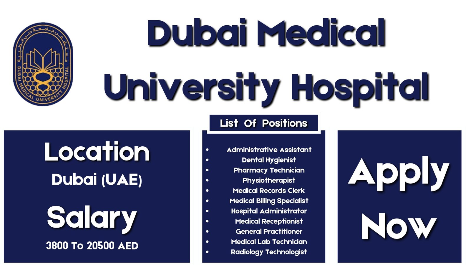 Dubai Medical University Hospital Careers
