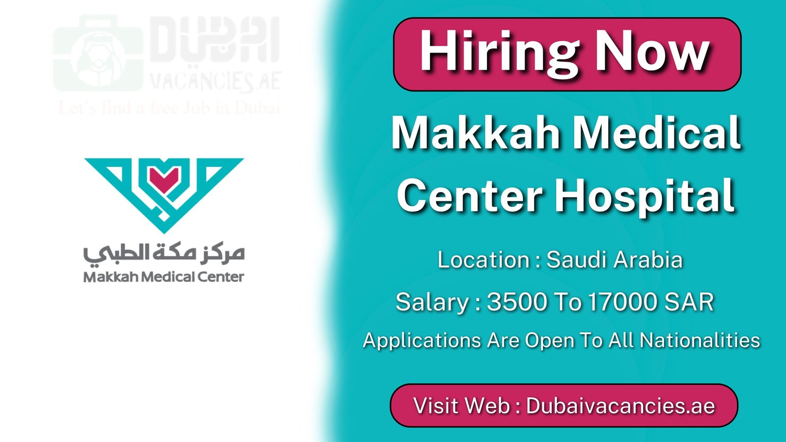 Makkah Medical Center Hospital Jobs