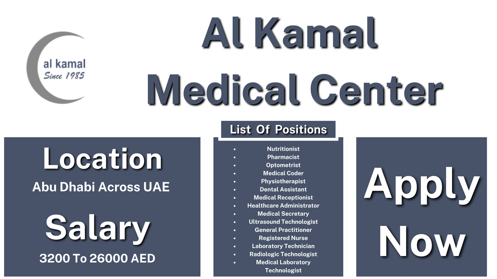Al Kamal Medical Center Careers